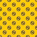 No smoking sign pattern vector Royalty Free Stock Photo