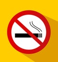 No Smoking Sign vector Royalty Free Stock Photo