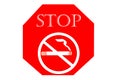 No smoking sign on white background, May 31 World No Tobacco Day Royalty Free Stock Photo