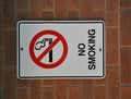 No smoking signage