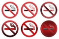 NO Smoking signs