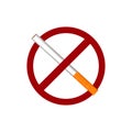 No smoking tobacco Illustration