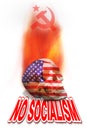 No Socialism today In America Royalty Free Stock Photo