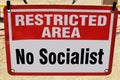 No Socialist Allowed