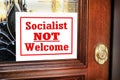 No Socialist in my Home