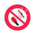 No sound or mute vector icon, flat design silence mode or stop sounds sign or pictogram with loudspeaker isolated on