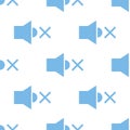 No sound seamless pattern