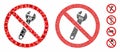 No spanner Mosaic Icon of Joggly Items