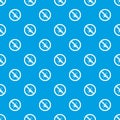 No spider sign pattern seamless blue