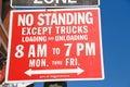 No standing sign