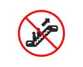 Escalator icon. Elevator sign. Vector