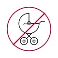 No stroller circle