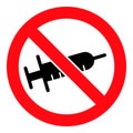 No Syringe Drugs - Vector Icon Illustration