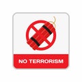 No Terrorism Icon