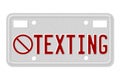 No texting while driving