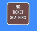 No Ticket Scalping
