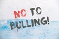 No to bulling