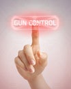 No to gun control Royalty Free Stock Photo