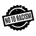 No To Racism rubber stamp