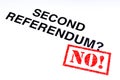 No to a Second Referendum