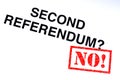 No to a Second Referendum