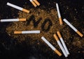 No Tobacco Day poster for say no smoking concept Royalty Free Stock Photo