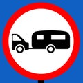 No towed caravans