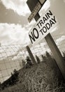 No Train Today Royalty Free Stock Photo