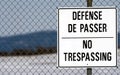 No trespassing Royalty Free Stock Photo