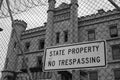 No trespassing at closed former Joliet State Prison