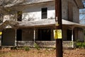 No trespassing posted sign Royalty Free Stock Photo