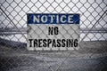 No Trespassing Sign