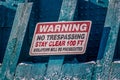 No Trespassing Royalty Free Stock Photo
