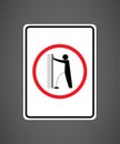 No Urinating Please - Stop Act Of Vandalism Sign - Prohibition Of Urination