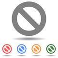 No waiting, no standing road sign icon vector