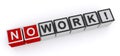 No work word block