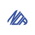 NOA letter logo creative design with vector graphic, NOA Royalty Free Stock Photo