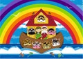 Noah and the Ark with Animals