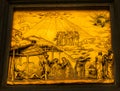 Noah Flood Ghiberti Bronze Door Bapistry Duomo Cathedral Florence Italy Royalty Free Stock Photo