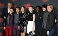 Noah Schnapp, Gaten Matarazzo, Millie Bobby Brown, Sadie Sink, Caleb McLaughlin and Finn Wolfhard Royalty Free Stock Photo