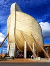 Noah& x27;s Ark Replica Against Blue Sky Royalty Free Stock Photo