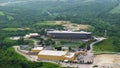 Noah's ark replica museum at Ark Encounter Theme Park in Williamstown, Kentucky, USA