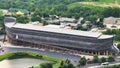 Noah's ark replica museum at Ark Encounter Theme Park in Williamstown, Kentucky, USA