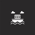 noahs ark icon. Filled noahs ark icon for website design and mobile, app development. noahs ark icon from filled christian