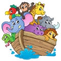 Noahs ark theme image 1 Royalty Free Stock Photo