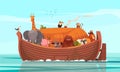 Noahs Ark Vector Illustration