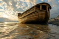 Noahs Ark, the vessel from the Genesis flood narrative by which God saves Noah.