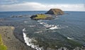 The Nobbies Phillip Island, a fascinating formation of rocks forming a haven for Australia`s largest colony of fur seals. Royalty Free Stock Photo