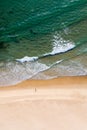 Nobbys Beach Aerial view - Newcastle Australia Royalty Free Stock Photo