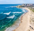 Nobbys Beach - Newcastle Australia Royalty Free Stock Photo